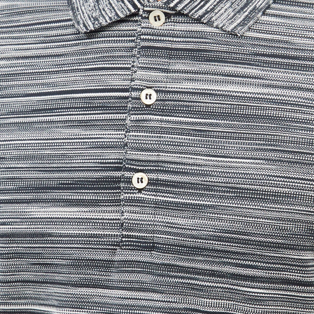 Missoni Black Classic Stripe Polo Shirt