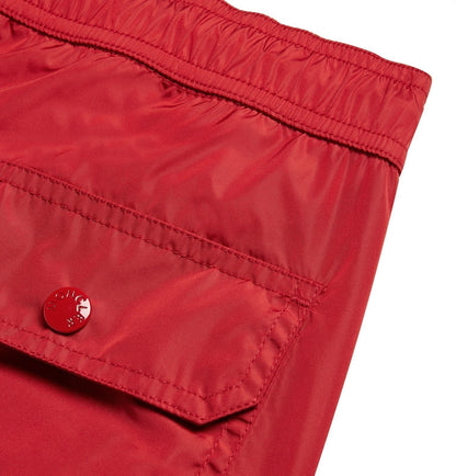 Moncler Red Tape Logo Swimshorts