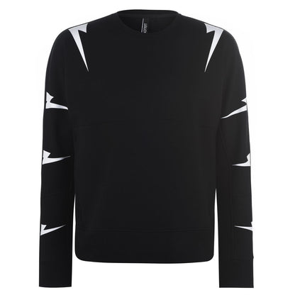 Neil Barrett Black Tiger Bolt Sweatshirt