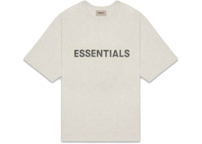 ESSENTIALS FOG 3D SILICON TEE OATMEAL