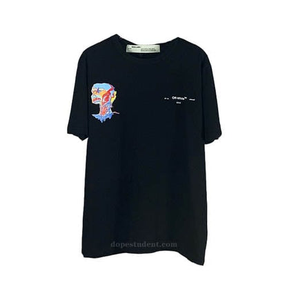 OFF WHITE POSTMODERN JEAN BASQUIAT TEE BLACK
