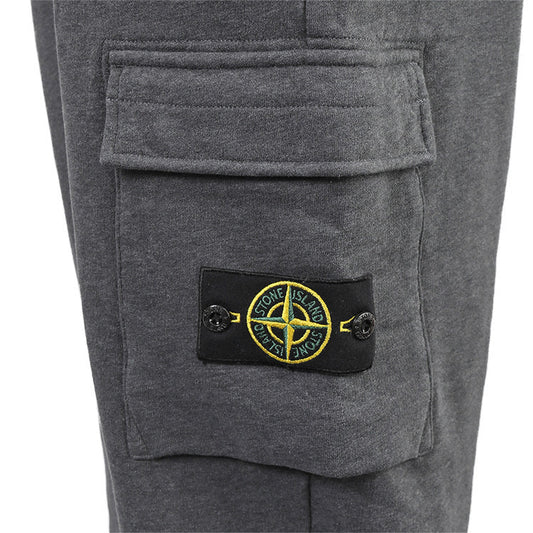 Stone Island Grey Cuffed Sweatpants