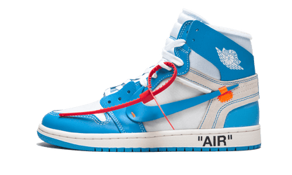 JORDAN 1 HIGH OFF WHITE UNIVERSITY BLUE
