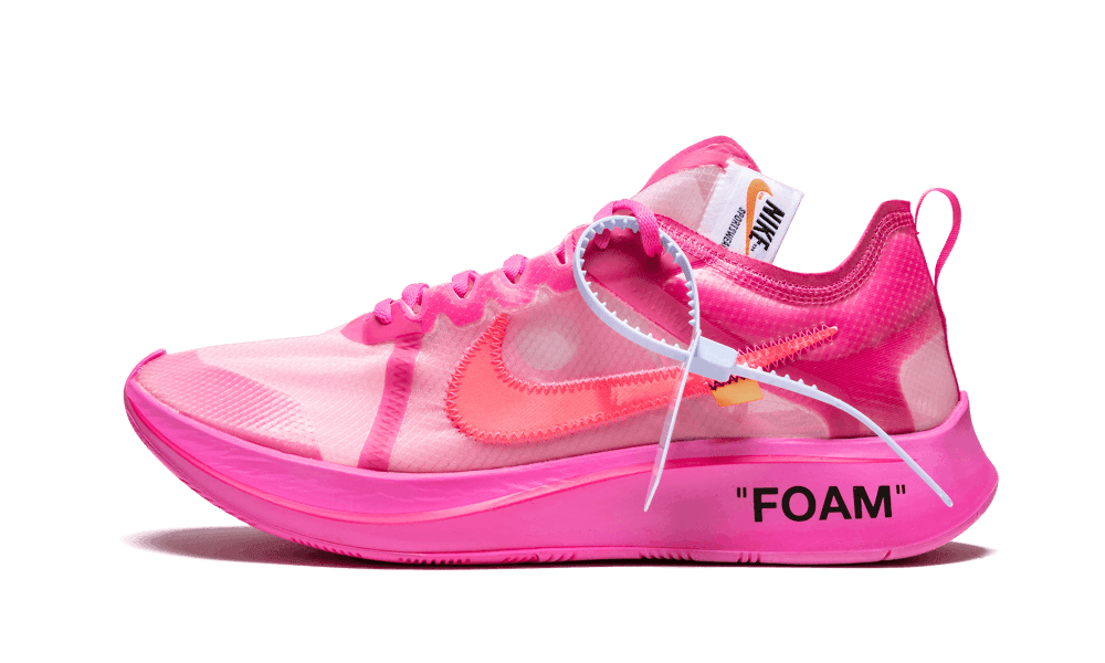 NIKE X OW ZOOMFLY PINK