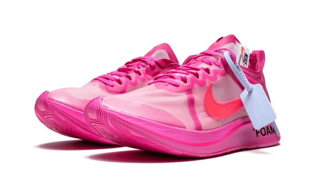 NIKE X OW ZOOMFLY PINK