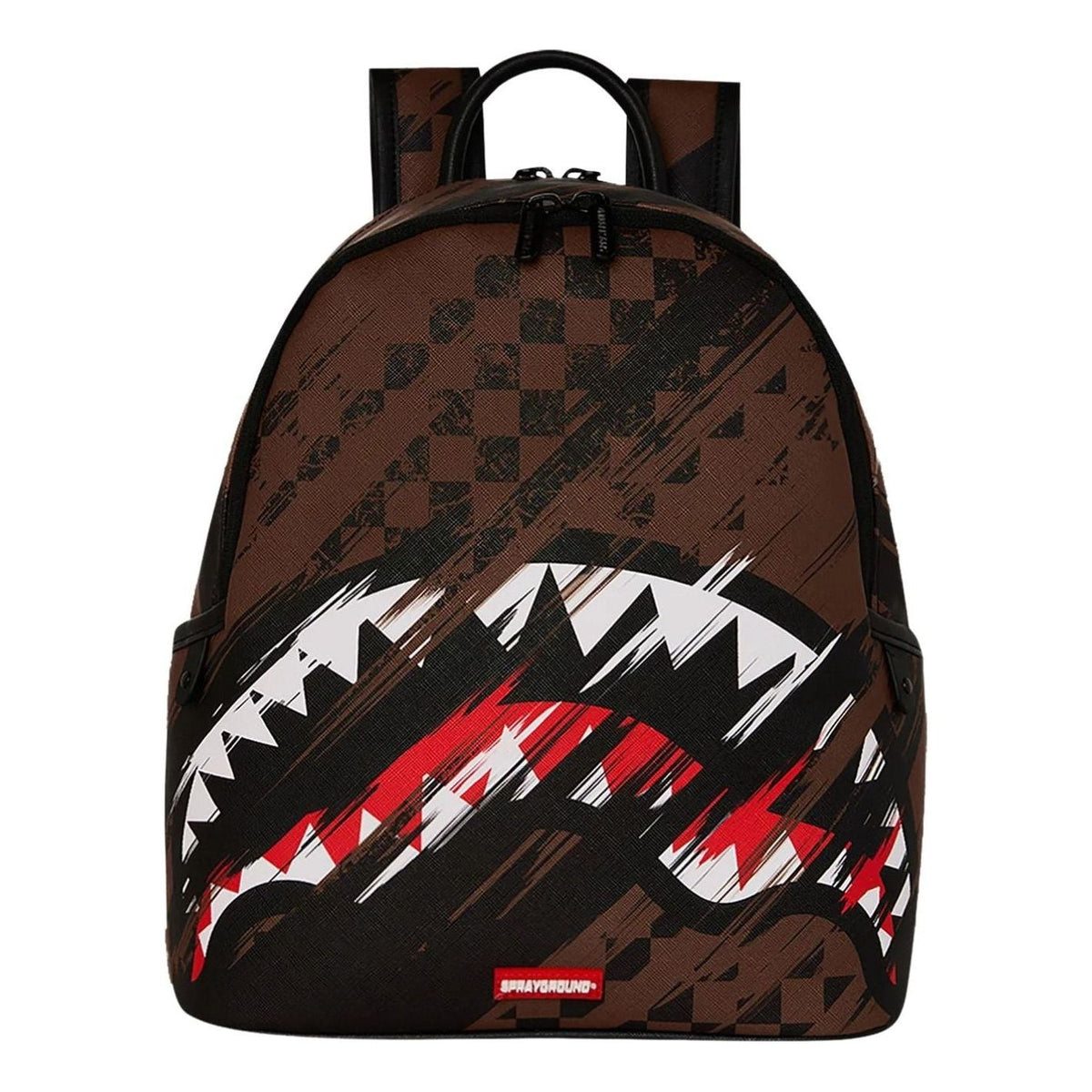 Sprayground Smeared Grunge Savage Backpack 'Brown Black' B8964