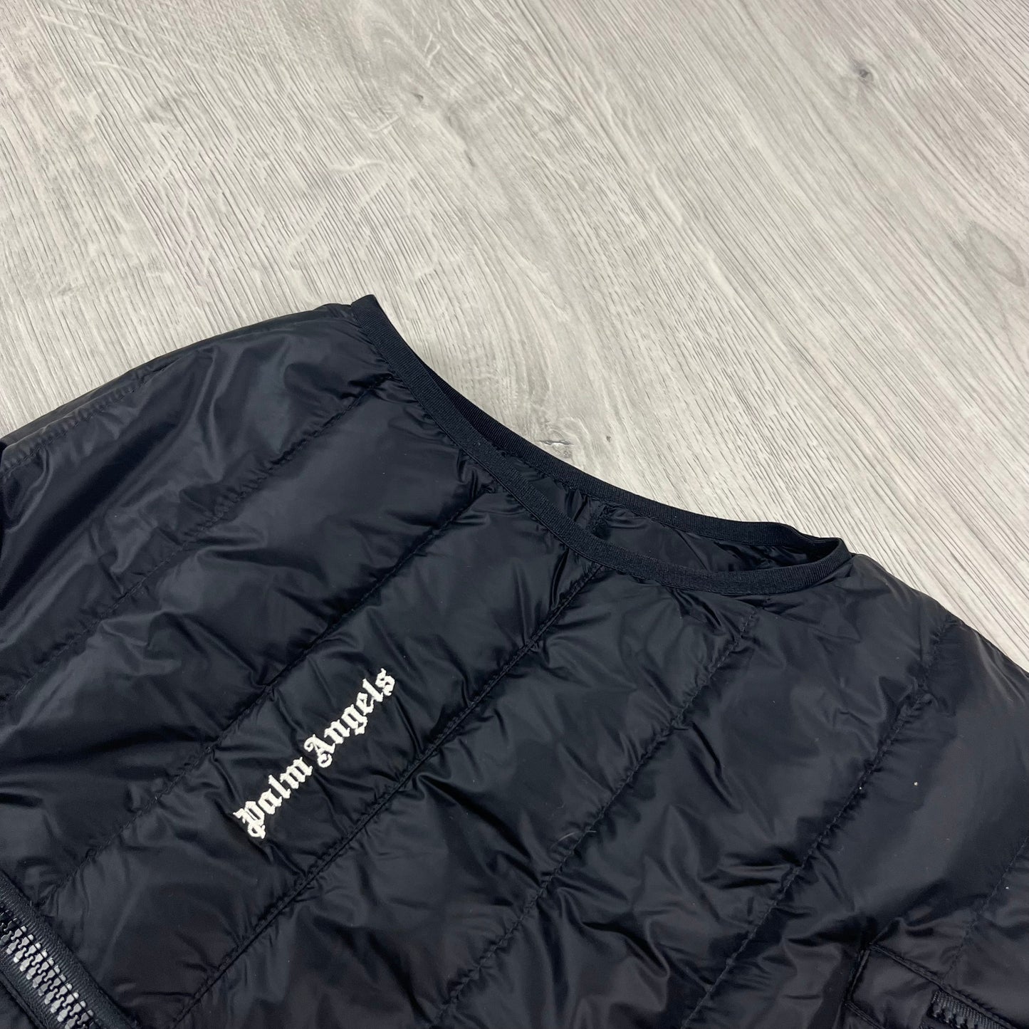 Palm Angels Down Gilet - Black