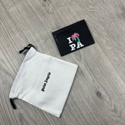 Palm Angels Leather Cardholder - Black