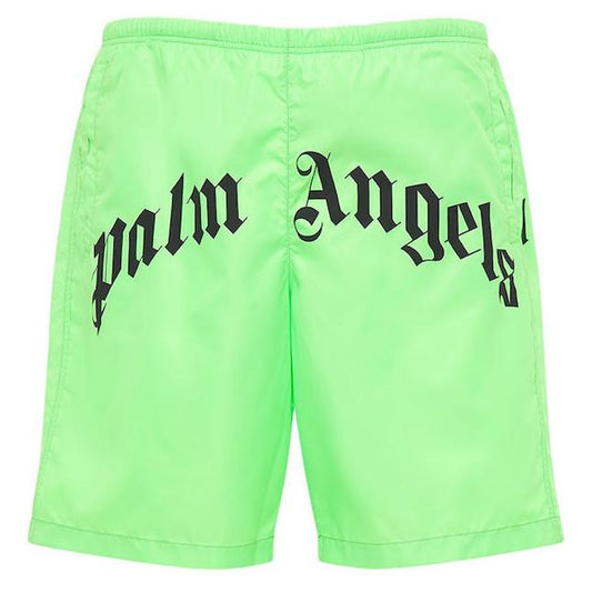 Palm Angels Neon Logo Swimshorts