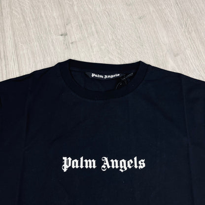 Palm Angels Printed T-Shirt - Black