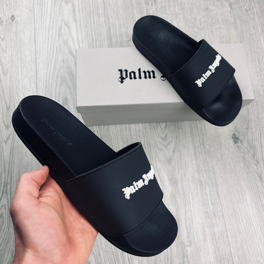 Palm Angels Rubber Slides - Black
