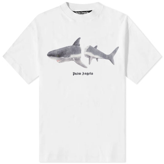 Palm Angels White Shark T-Shirt