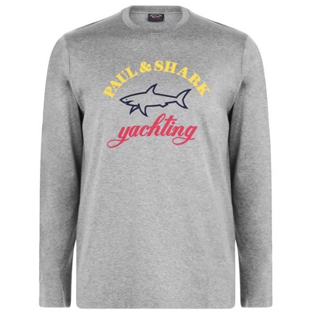 Paul & Shark Grey Long Sleeve Tee