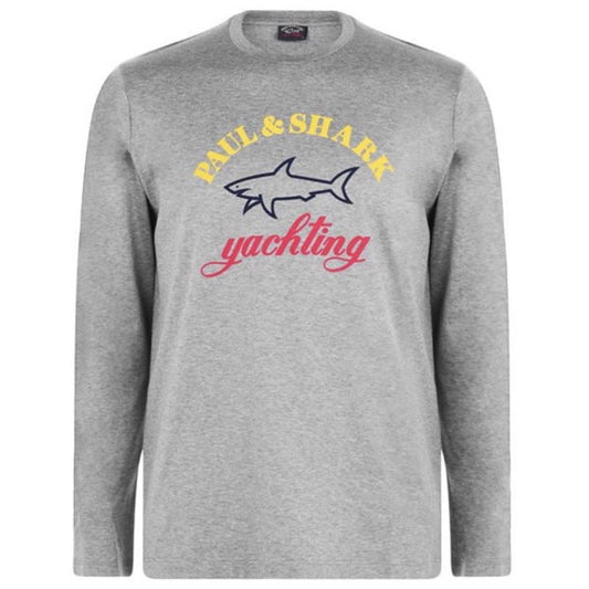 Paul & Shark Grey Long Sleeve Tee