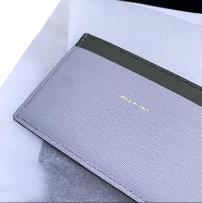 Paul Smith Black Grey Leather Cardholder