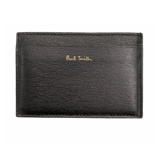 Paul Smith Black Grey Leather Cardholder