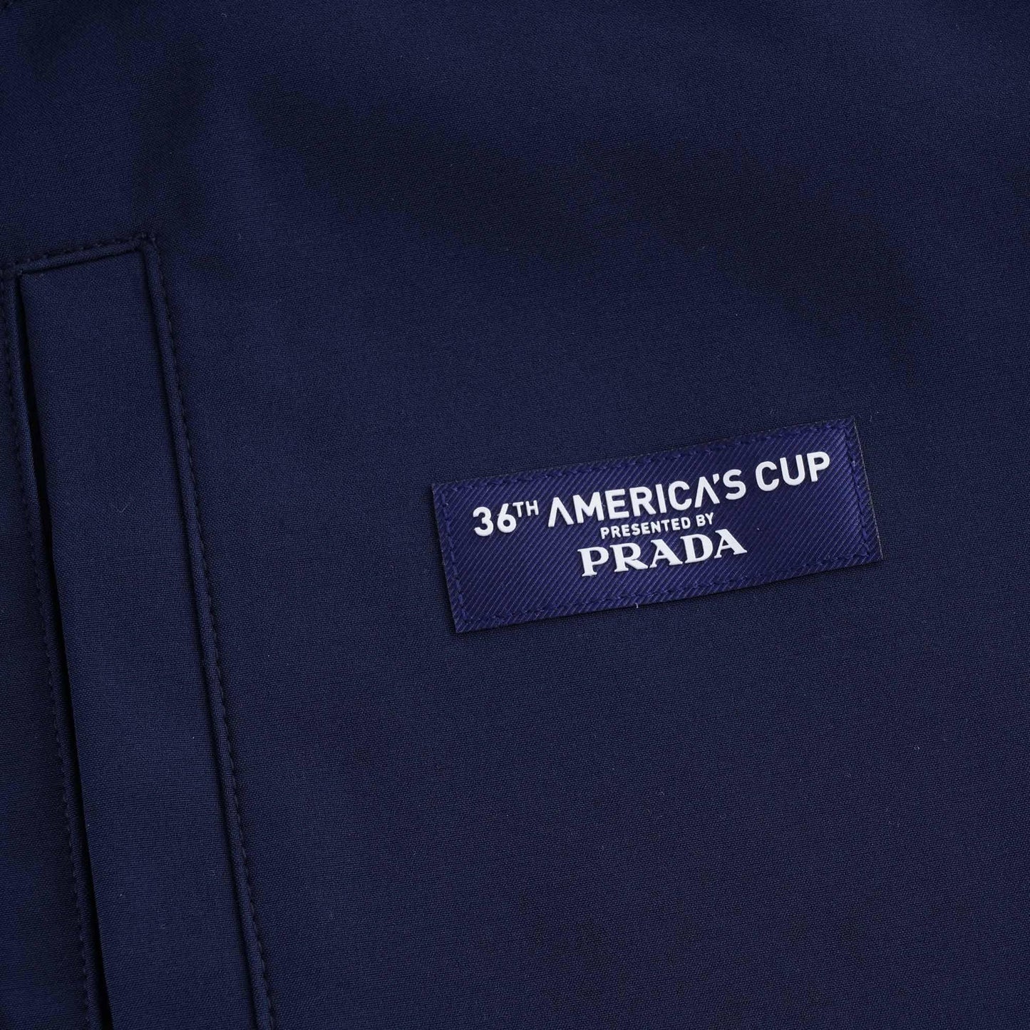 Prada x North Sails Navy Full Zip Sweatshirt