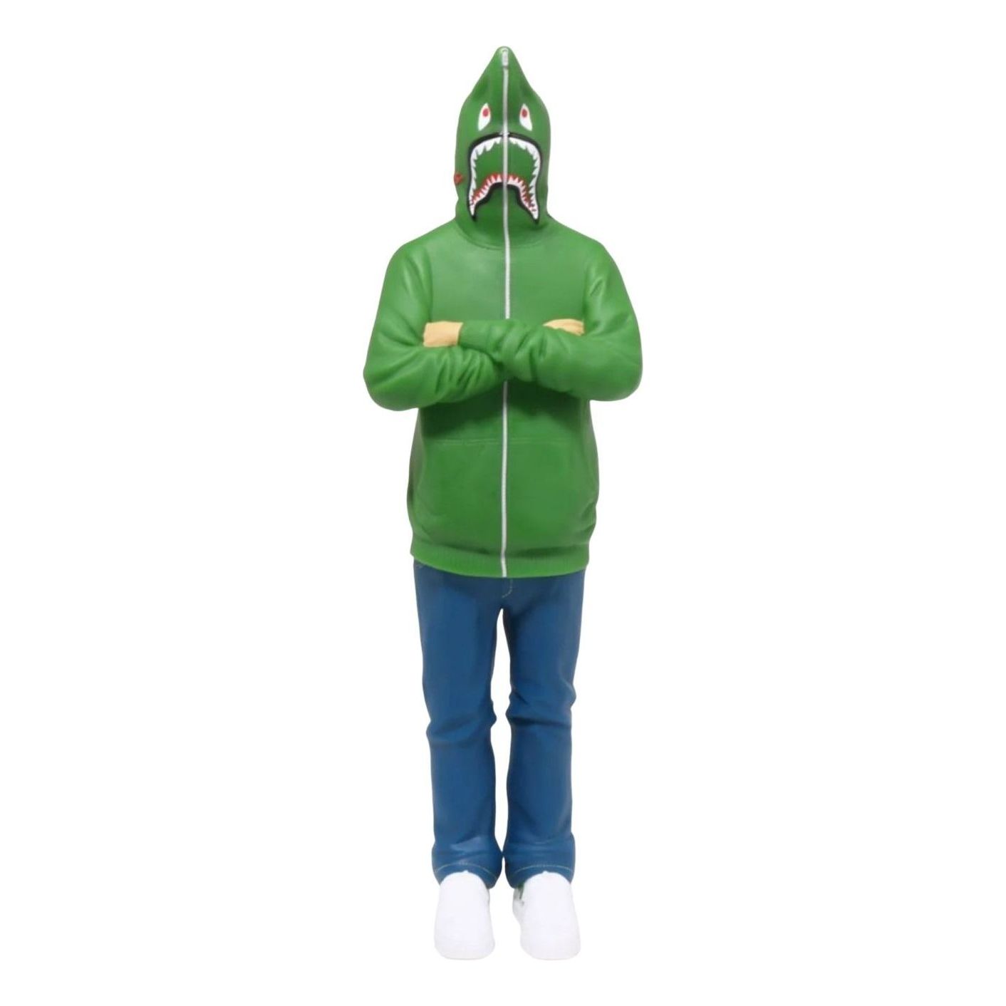 A Bathing Ape 2nd Shark Figure 'Green' 1I70-185-001-GRN