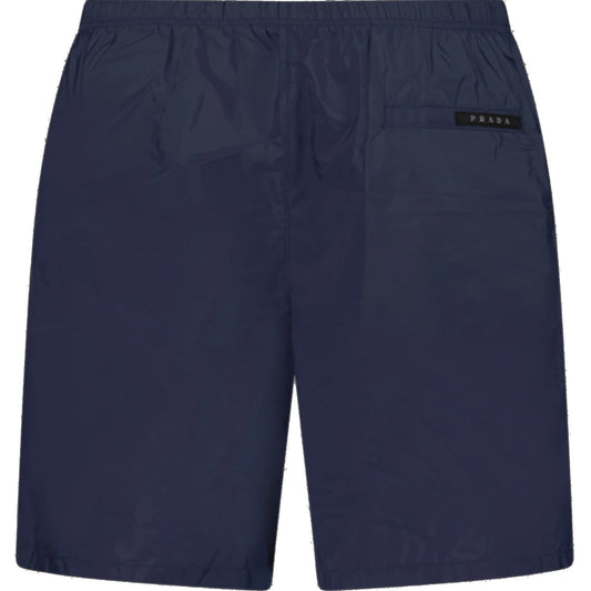 Prada Deep Blue Nylon Swimshorts