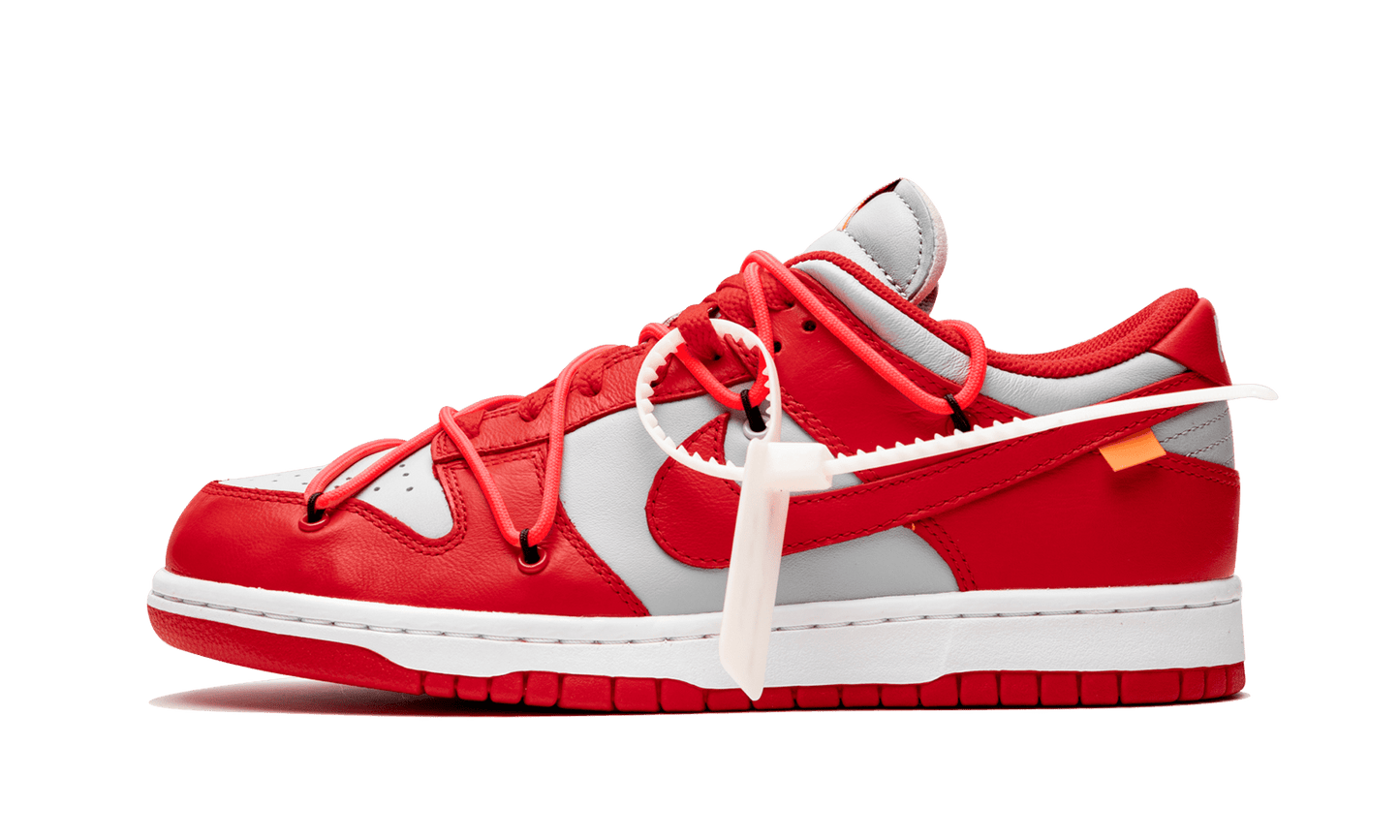 NIKE X OFF WHITE DUNK LOW UNIVERSITY RED