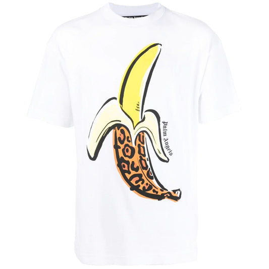 Palm Angels White Banana T-Shirt