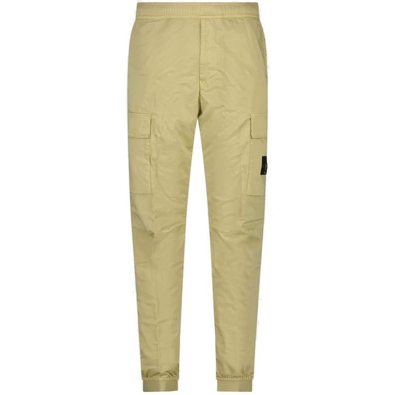 Stone Island Beige Cuffed Cargo Pants