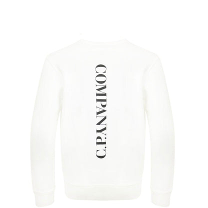 Kids CP Company White Logo Sweatshirt