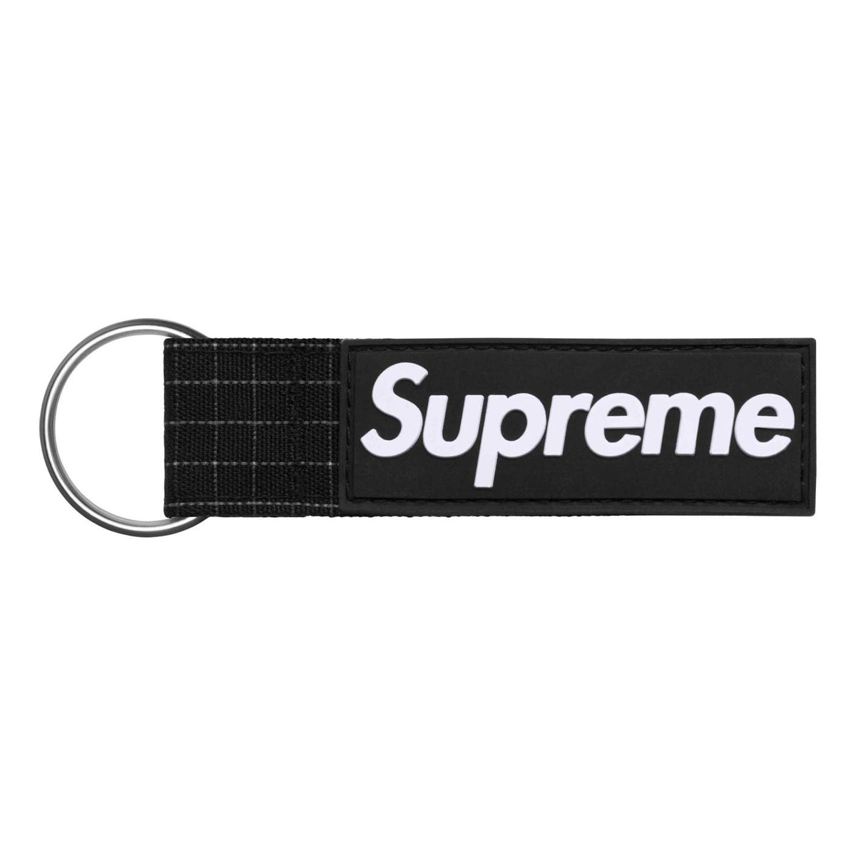 Supreme Ripstop Keychain SS24 'Black' SUP-SS24-2664