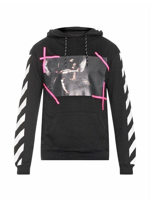 OFF WHITE CARAVAGGIO HOODED SWEATSHIRT