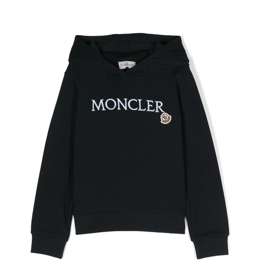 Moncler Kids Embroidered Logo Hoodie