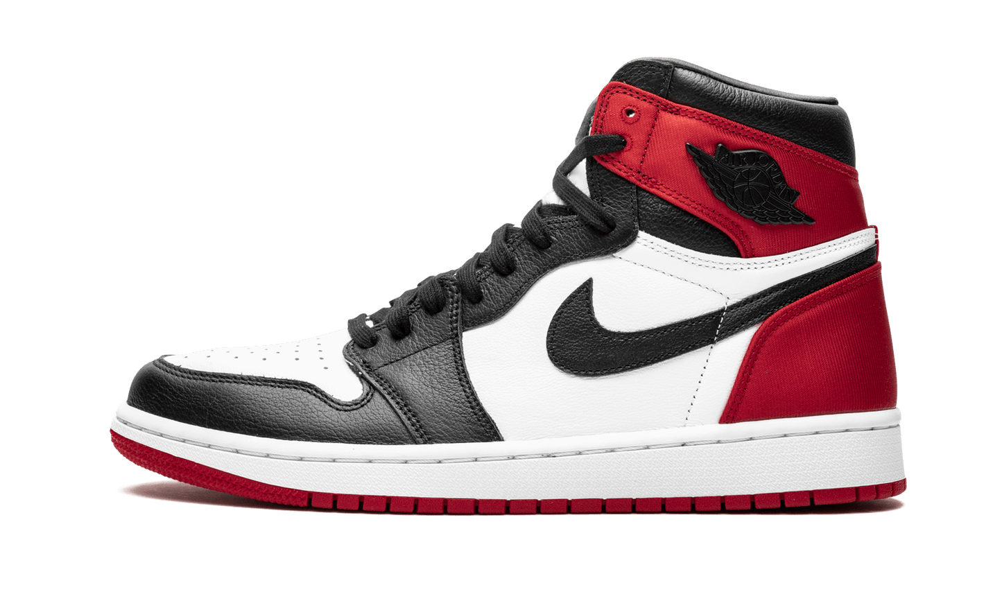JORDAN 1 HIGH SATIN BLACK TOE