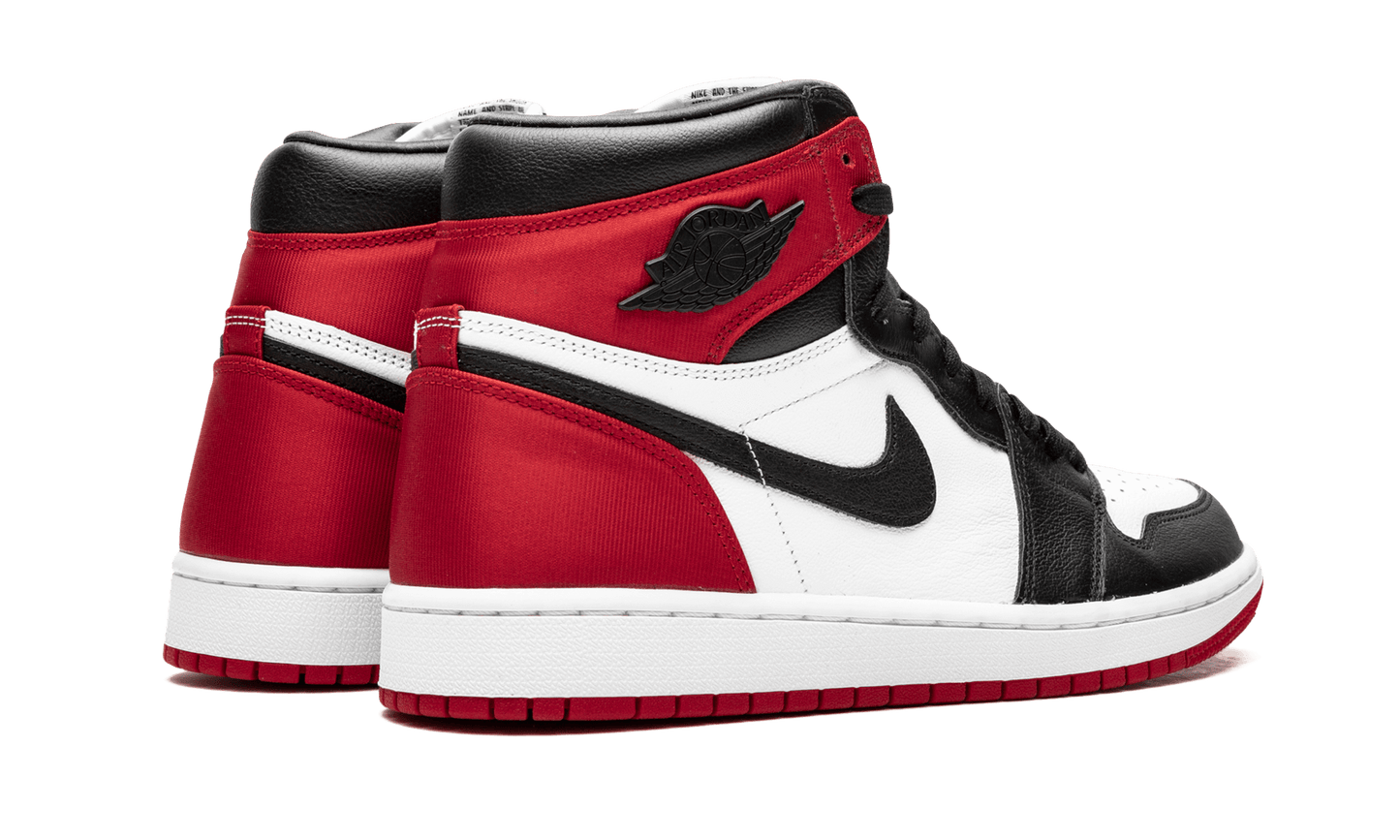 JORDAN 1 HIGH SATIN BLACK TOE