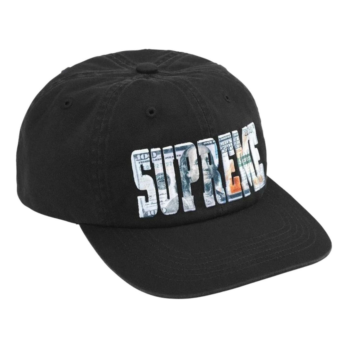 Supreme SS26 Embroidered Money Logo 6-Panel 'Black' SUP-SS26-1003-BLK