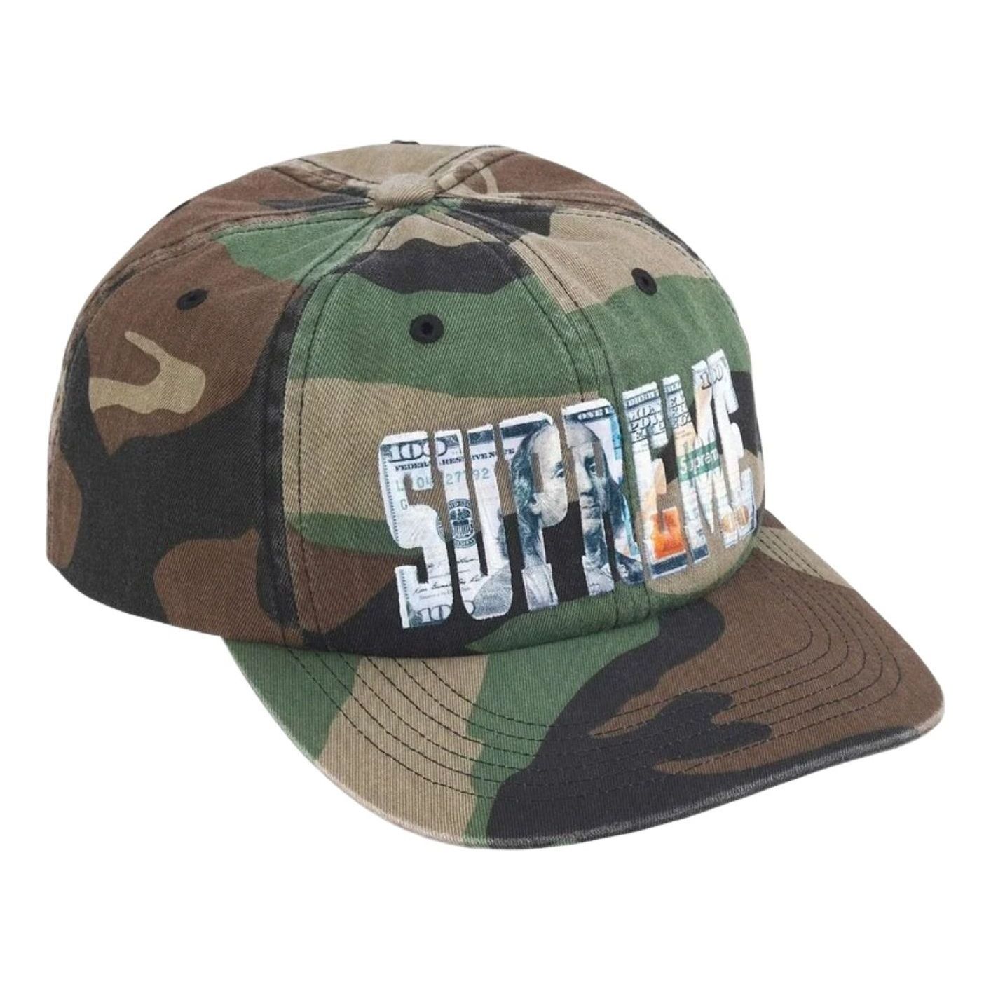 Supreme SS26 Embroidered Money Logo 6-Panel 'Woodland Camo' SUP-SS26-1003-WODLNDCAMO
