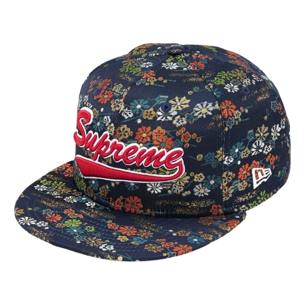 Supreme x New Era SS26 Floral Jacquard Cap 'Navy' SUP-SS26-1056-NVY
