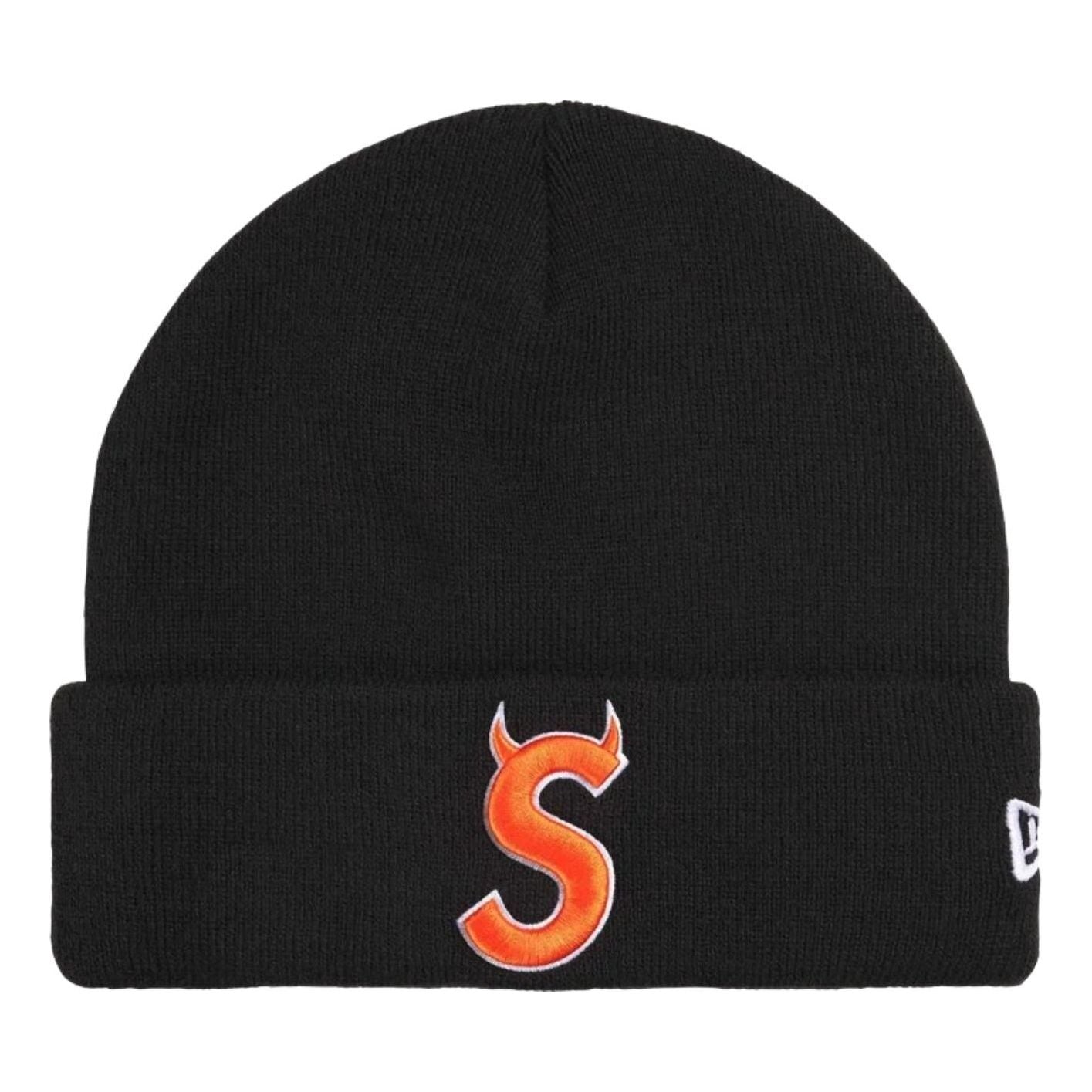 Supreme x New Era SS26 Devil S Logo Beanie 'Black' SUP-SS26-1018-BLK