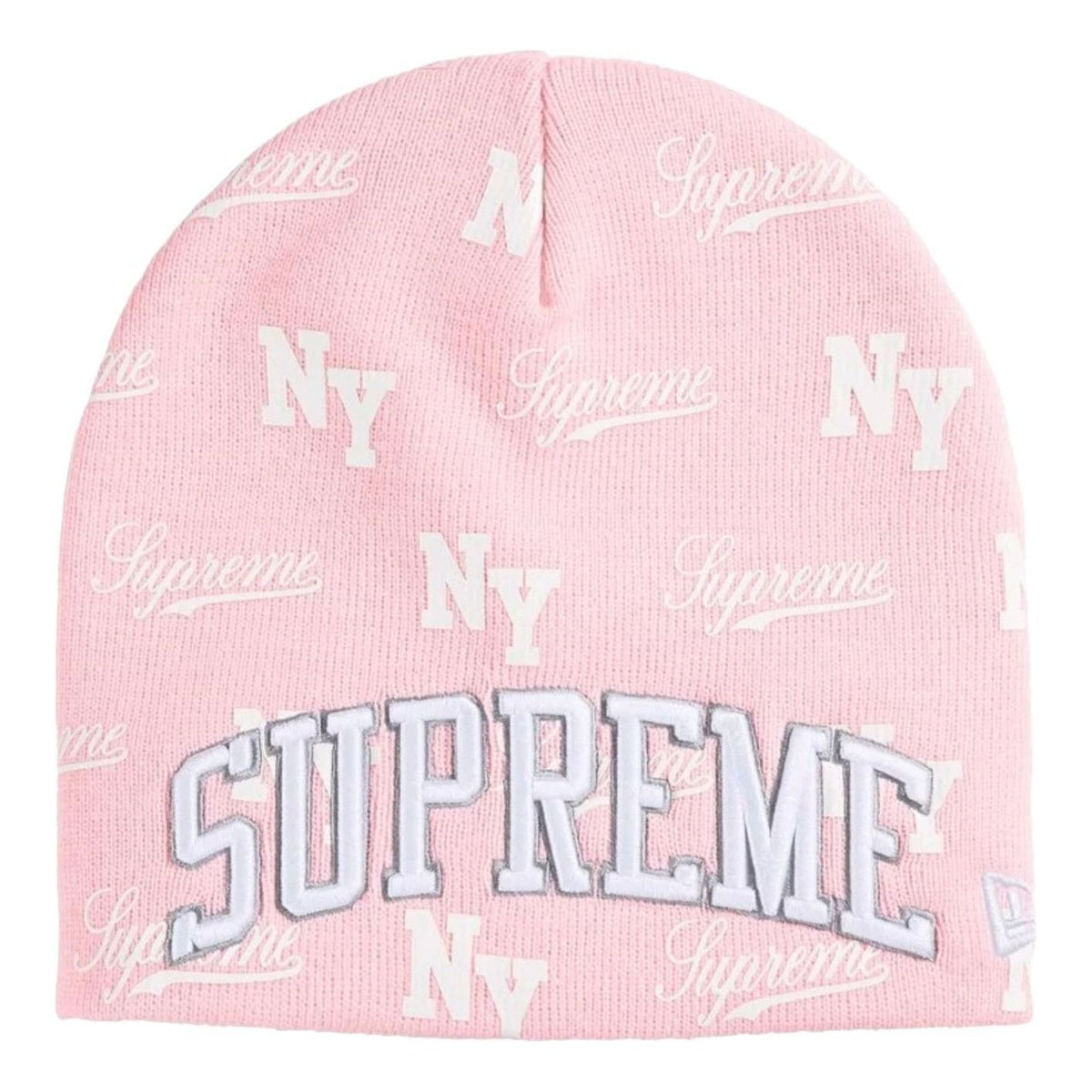 Supreme x New Era SS26 Monogram Beanie 'Pink' SUP-SS26-1038-PNK