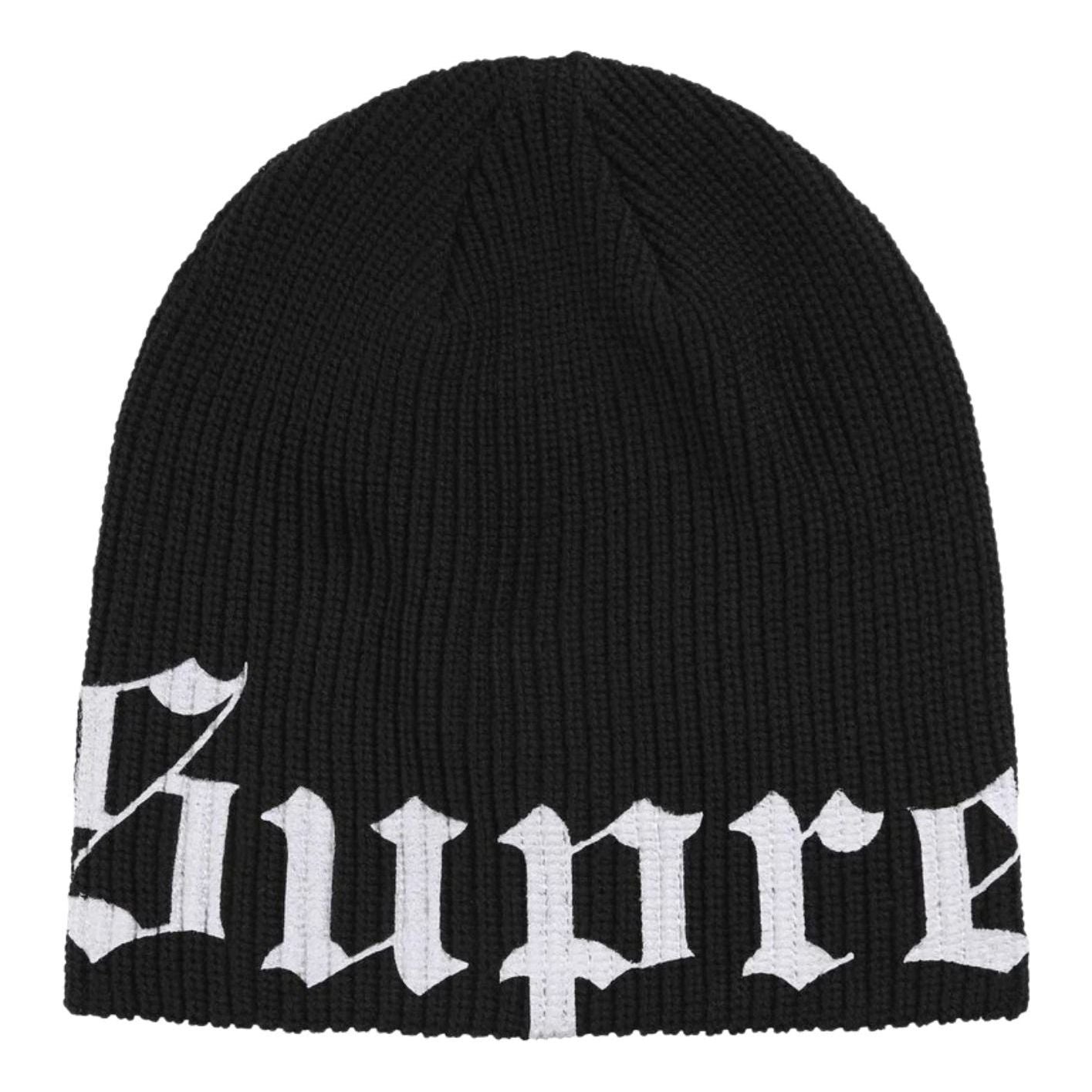 Supreme SS26 Old English Printed Beanie 'Black' SUP-SS26-1007-BLK