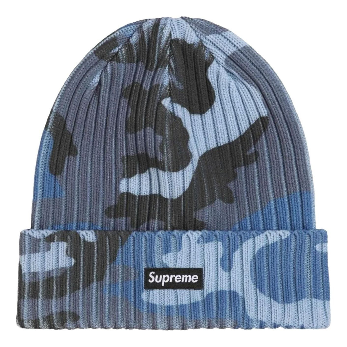 Supreme SS26 Overdyed Beanie 'Blue Camo' SUP-SS26-1004-BLUCAMO