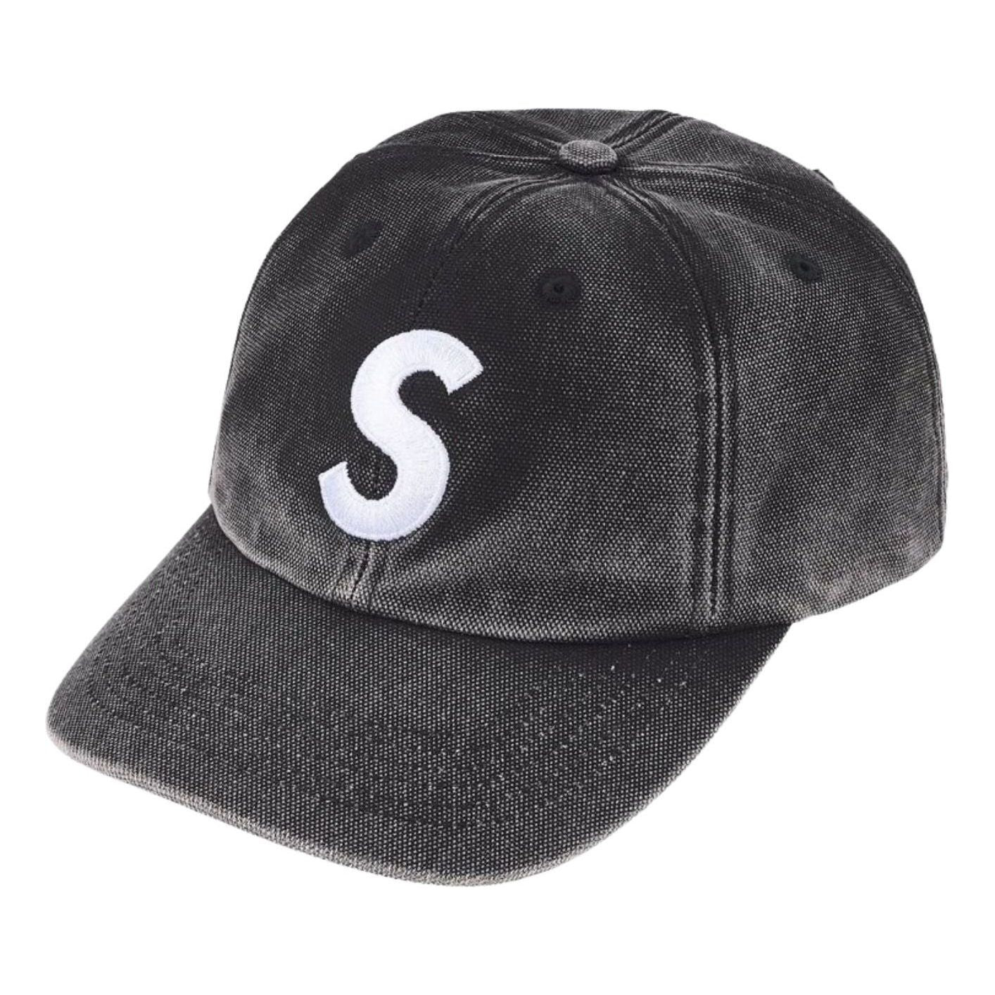 Supreme SS26 Pigment Coated S Logo 6-Panel 'Black' SUP-SS26-1019-BLK