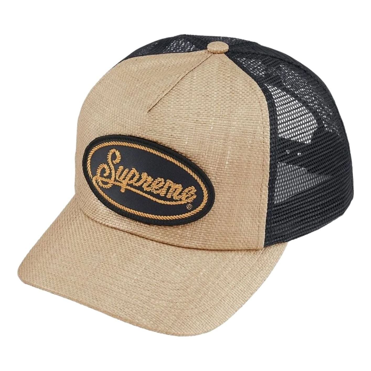 Supreme SS26 Raffia Mesh Back 5-Panel 'Tan' SUP-SS26-1032-TAN