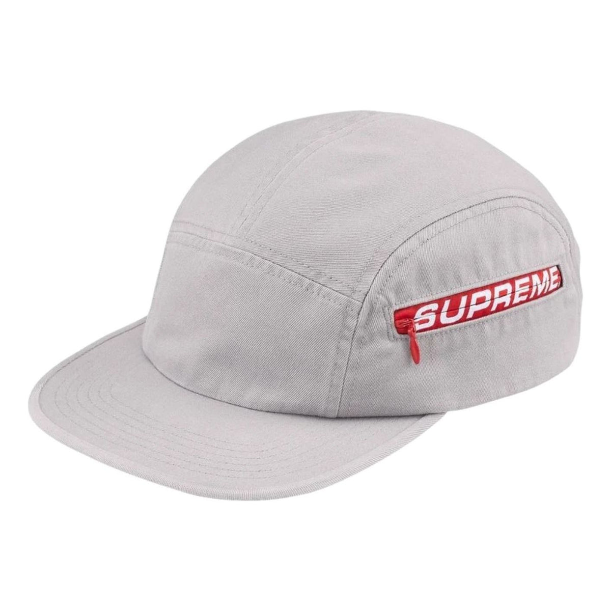 Supreme SS26 Side Zip Camp Cap 'Grey' SUP-SS26-1031-GRY