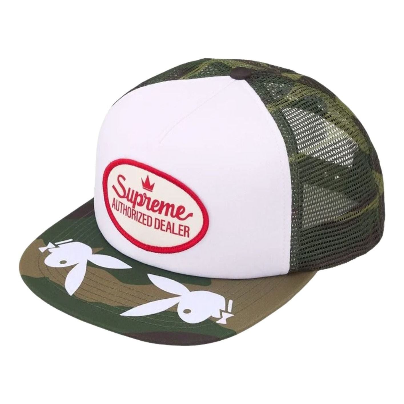 Supreme x Playboy SS26 Mesh Back 5-Panel 'Woodland Camo' SUP-SS26-1012-WODLNDCAMO