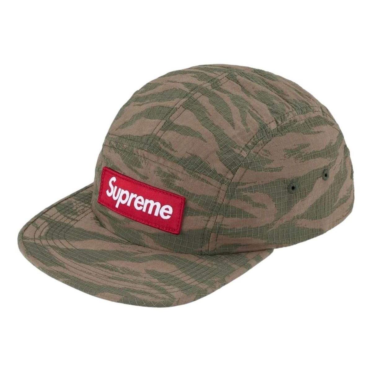Supreme SS26 Tiger Camo Ripstop Camp Cap 'Olive' SUP-SS26-1009-GRN