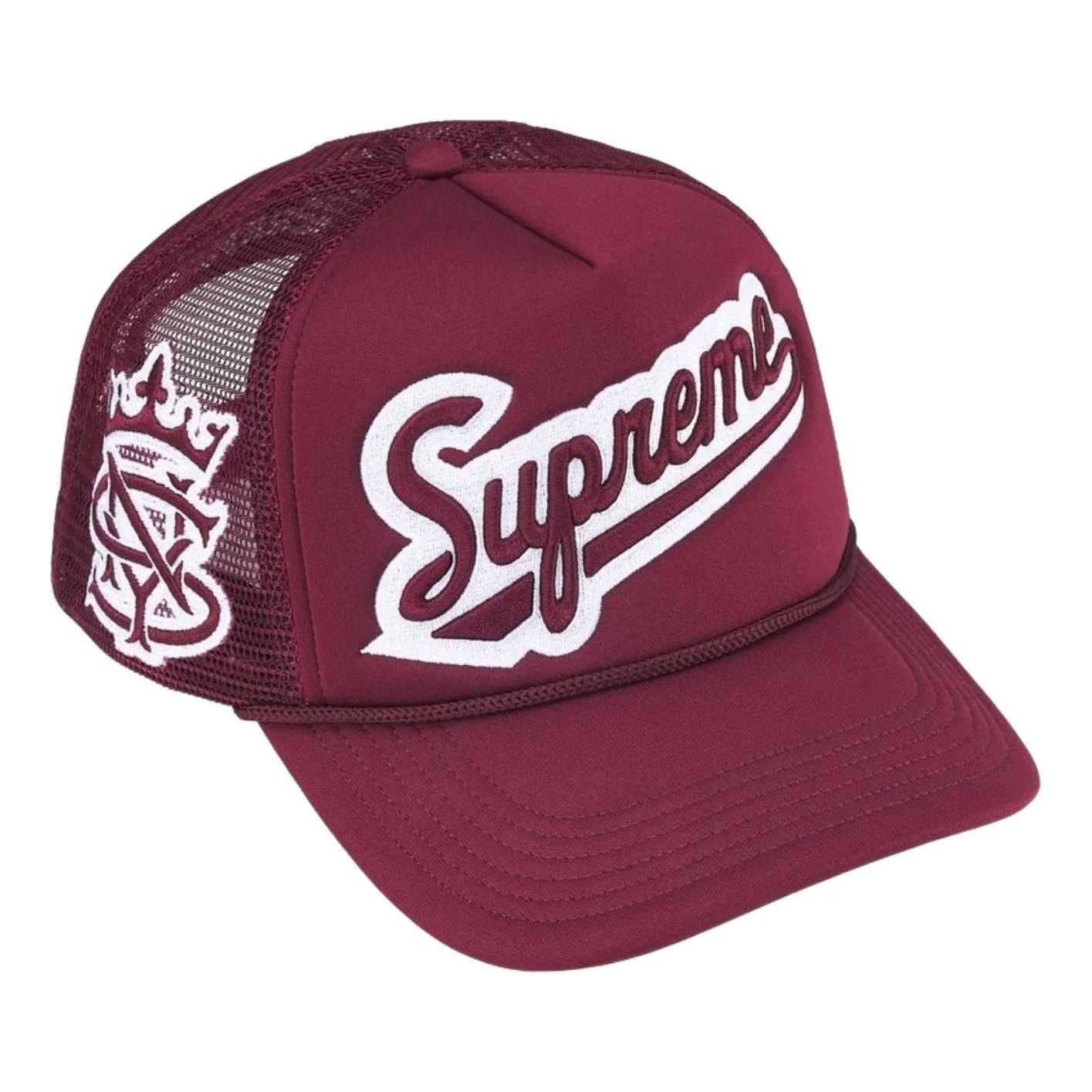 Supreme SS26 University Mesh Back 5-Panel 'Cardinal' SUP-SS26-1005-CRDNL