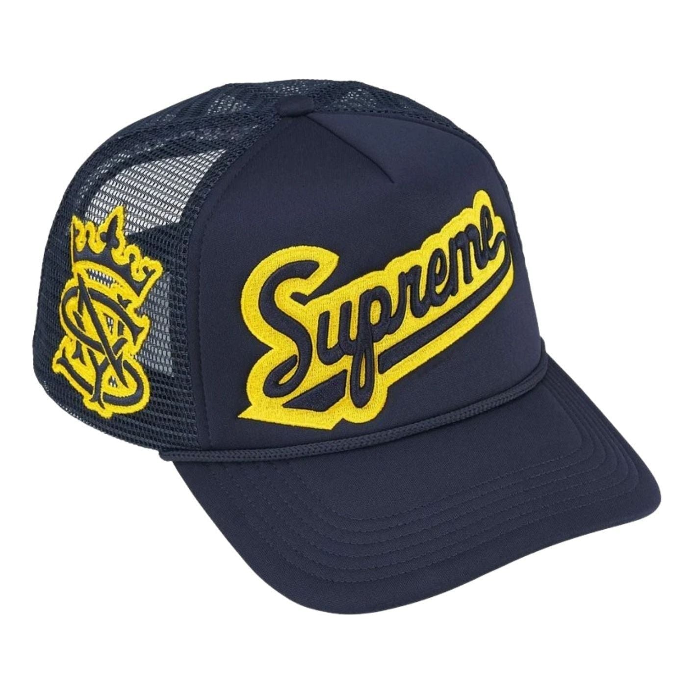Supreme SS26 University Mesh Back 5-Panel 'Navy' SUP-SS26-1005-NVY