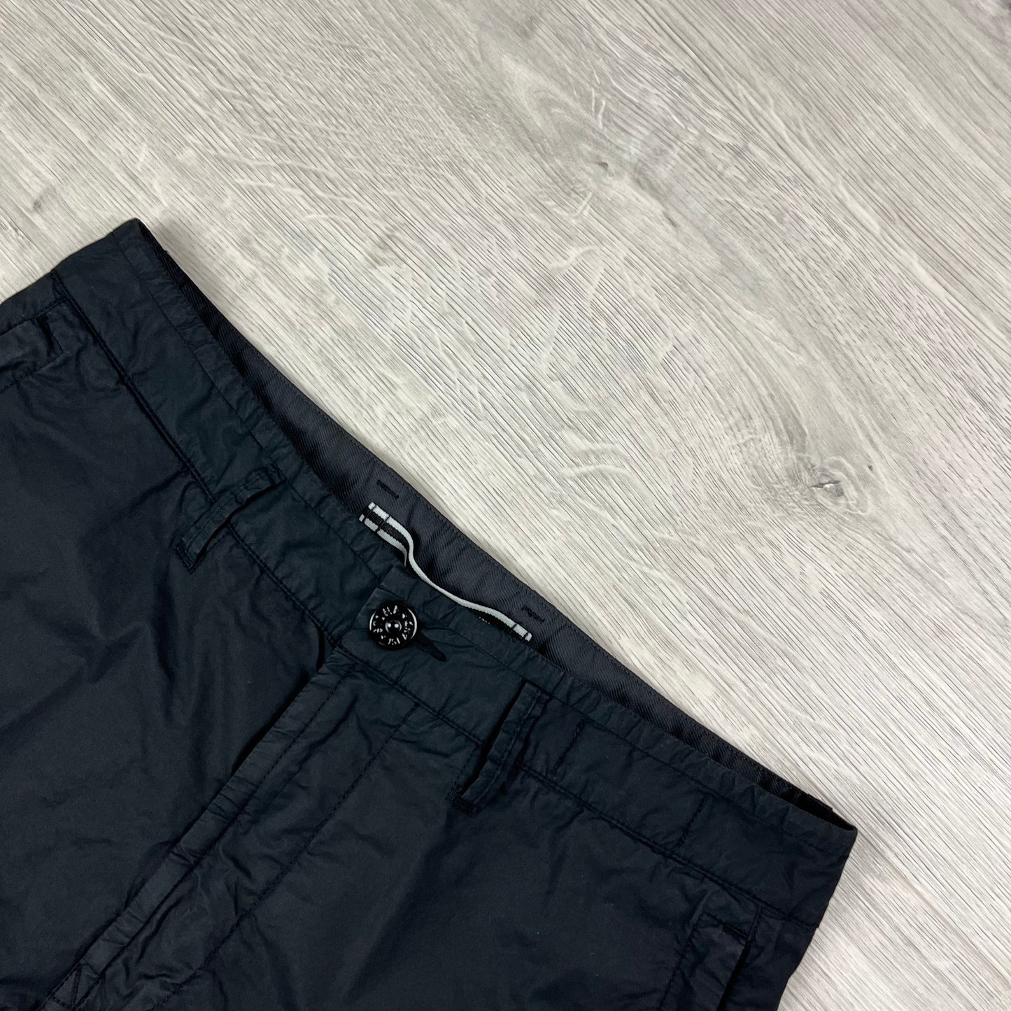 Stone Island Cargo Shorts - Black