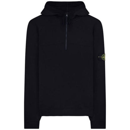 Stone Island Black 1/4 Zip Hoodie