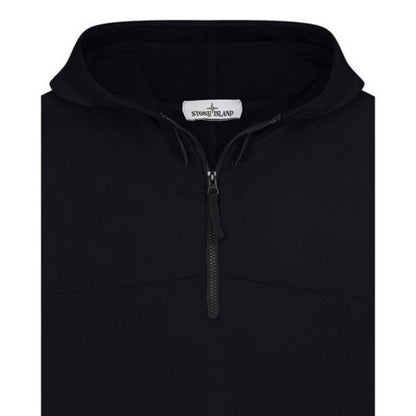 Stone Island Black 1/4 Zip Hoodie