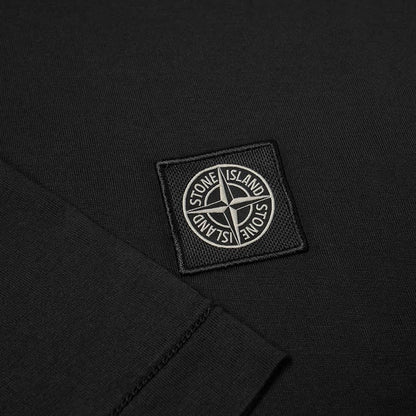 Stone Island Black Patch Logo T-Shirt